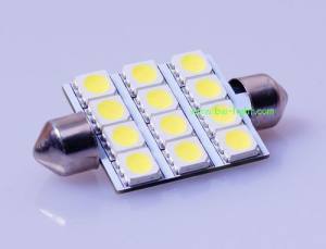 42mm Auto License Plate Lamp Car Interior Bulb LED Auto Bulb